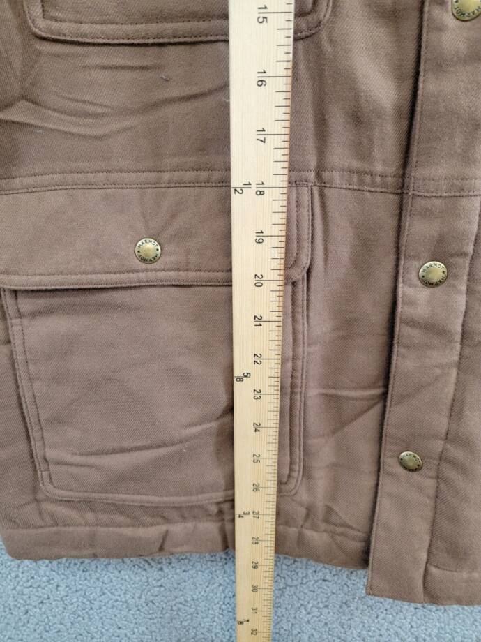 Marmot Ridgefield Sherpa Flannel Shirt Jacket Men's L Pinecone Flap Pockets L/S