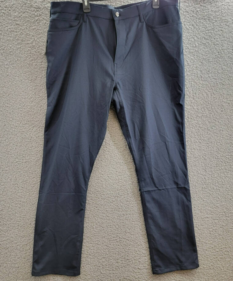 Polo Ralph Lauren Slim-Fit Performance Chino Pants Men's 40/32 Navy Button Zip