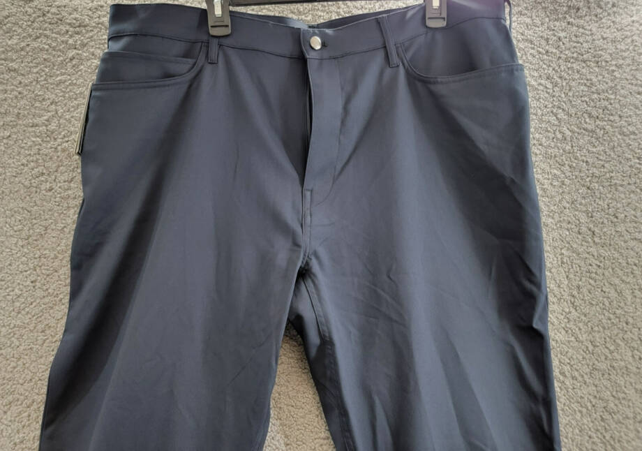 Polo Ralph Lauren Slim-Fit Performance Chino Pants Men's 40/32 Navy Button Zip