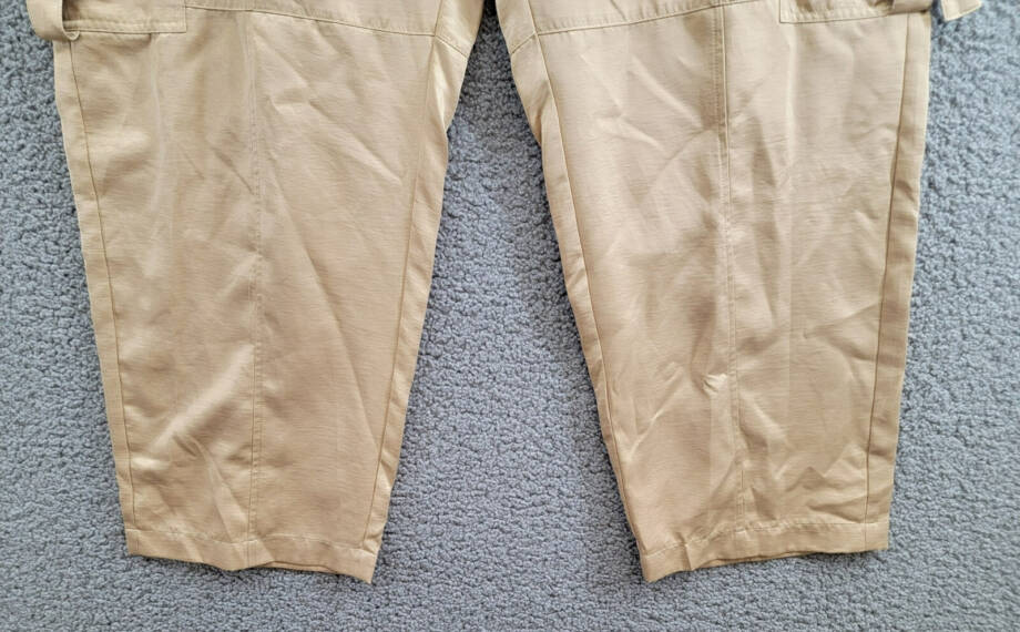 MICHAEL Michael Kors Utility Pull-On Pants Women's L Khaki Solid Elastic Waist