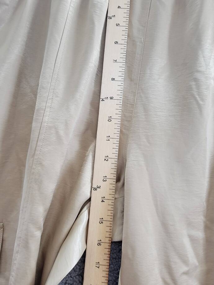 MICHAEL Michael Kors Utility Pull-On Pants Women's L Khaki Solid Elastic Waist