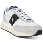 Polo Ralph Lauren Train 89 Lace-Up Sneakers Men's 8US White Multi Round Toe
