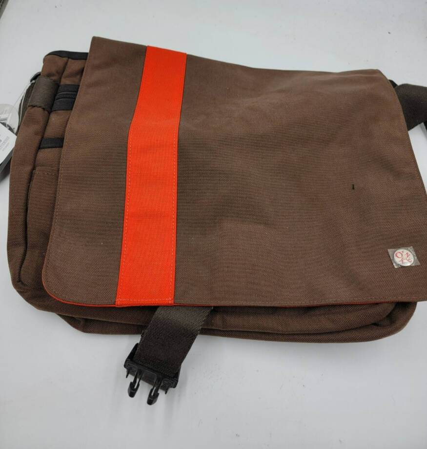 Token Astor Shoulder Bag Women's Medium Brown/Orange Buckle Closure Adjustable
