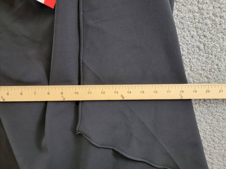 HALSTON Aries Draped One Shoulder Crepe Midi Dress Women's 6 Black Pullover