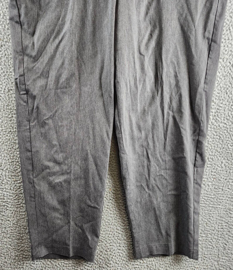 Alfred Dunner Plus Size Classic Allure Short Length Pant Womens 20W Gray Pull On