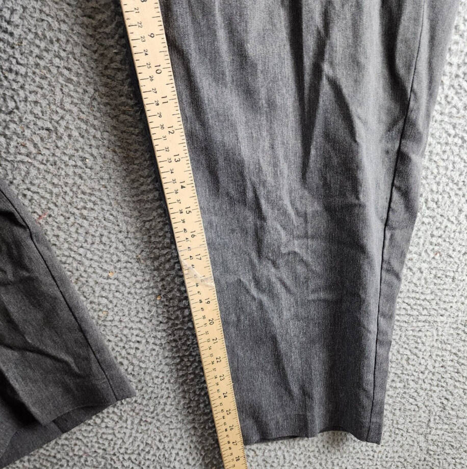 Alfred Dunner Plus Size Classic Allure Short Length Pant Womens 20W Gray Pull On