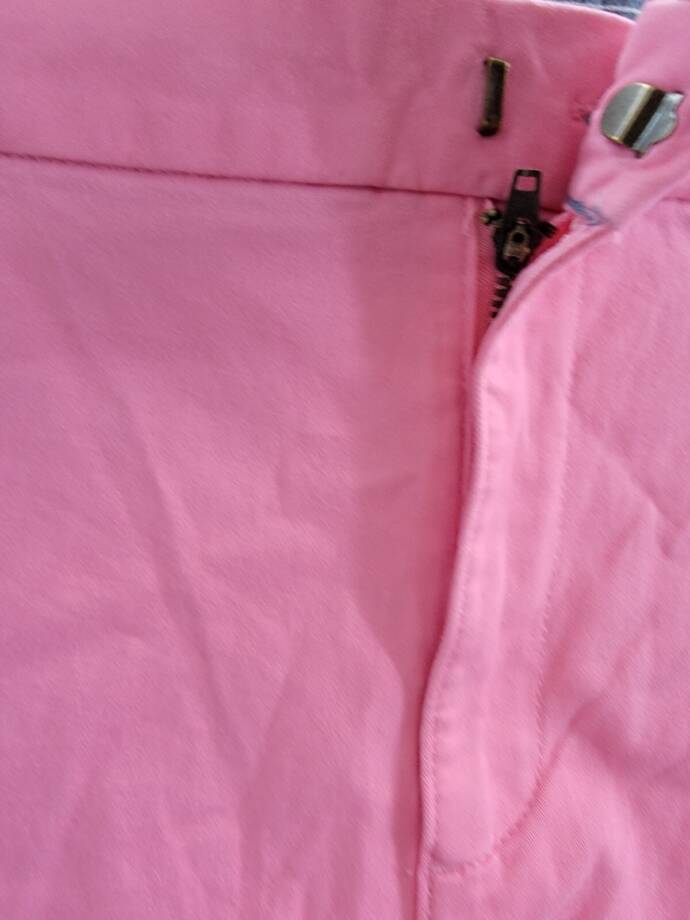 Tommy Hilfiger Plus Size Hollywood Bermuda Shorts Women's 22W Peony Zip Closure~