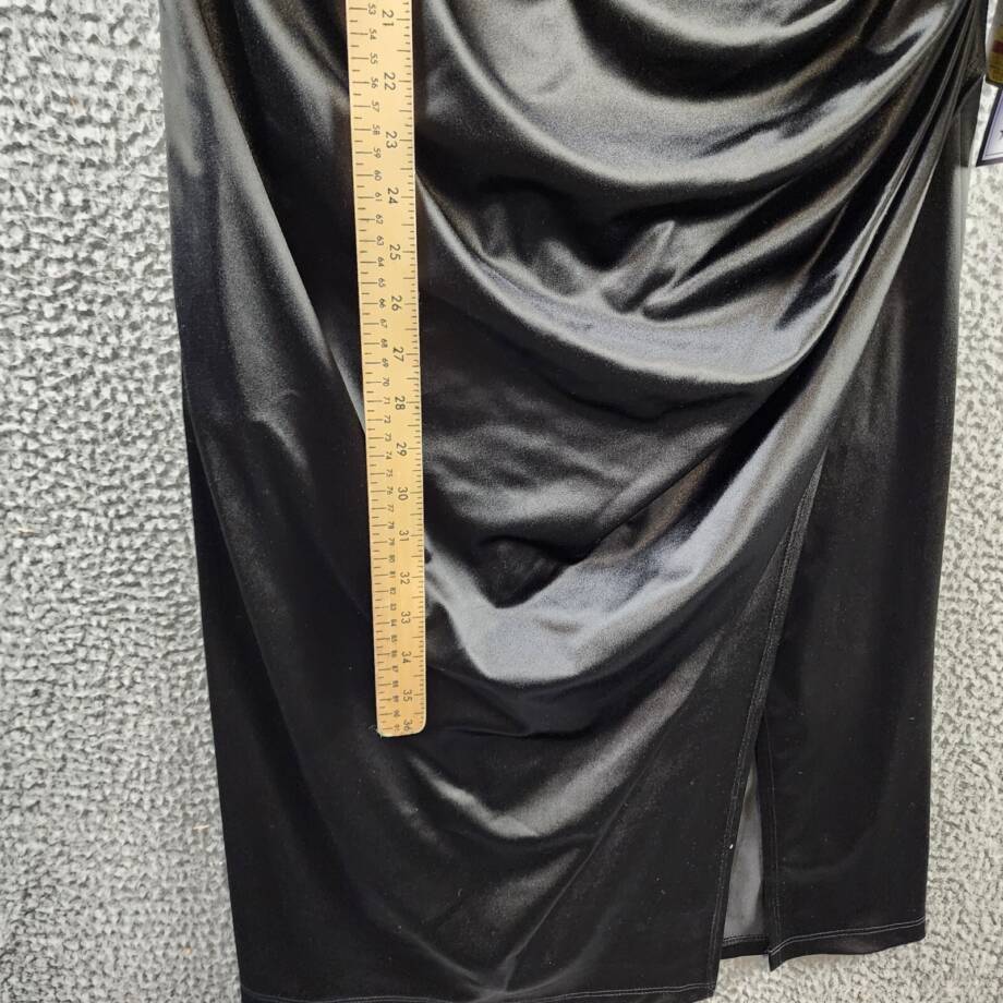 B Darlin Trendy Plus Size Off-Shoulder Spaghetti-Strap Dress Women's 18W Black