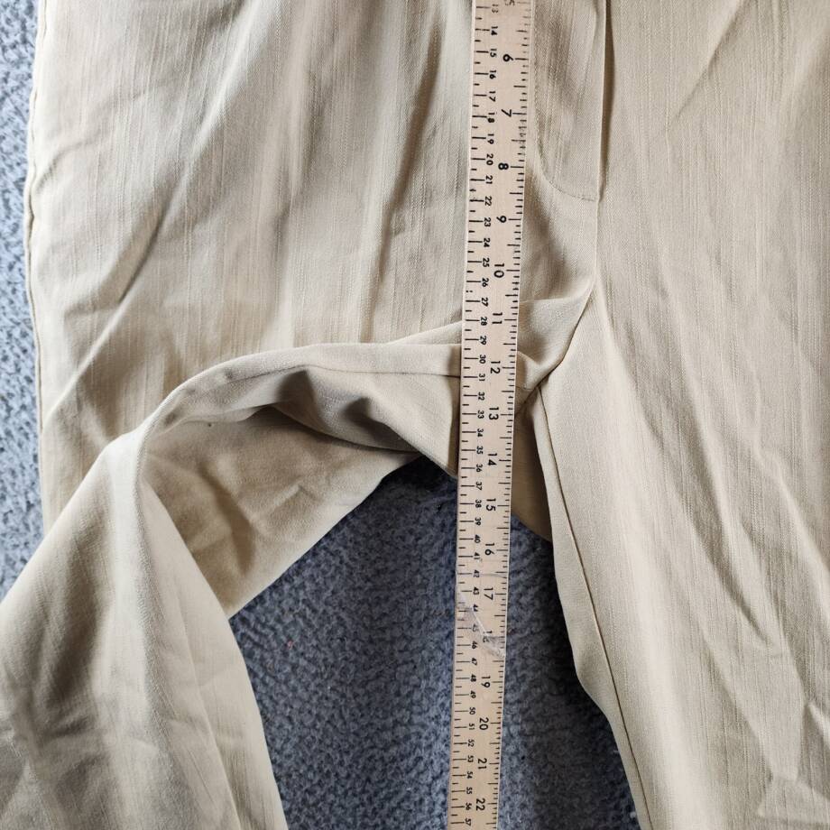 Alfred Dunner Plus Size Super Stretch Mid-Rise Pants Women's 22W Stone Pull On