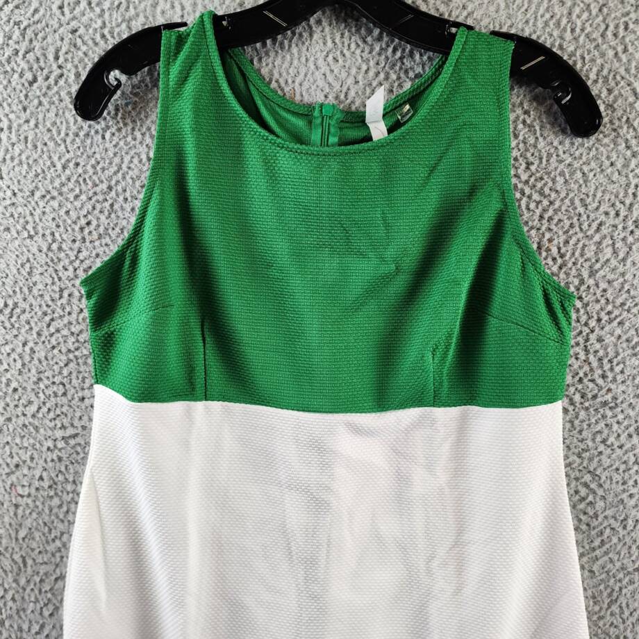 NY Collection Petite Two Piece Jacket And Dress Set Women's 12P Emerald Jacilynn