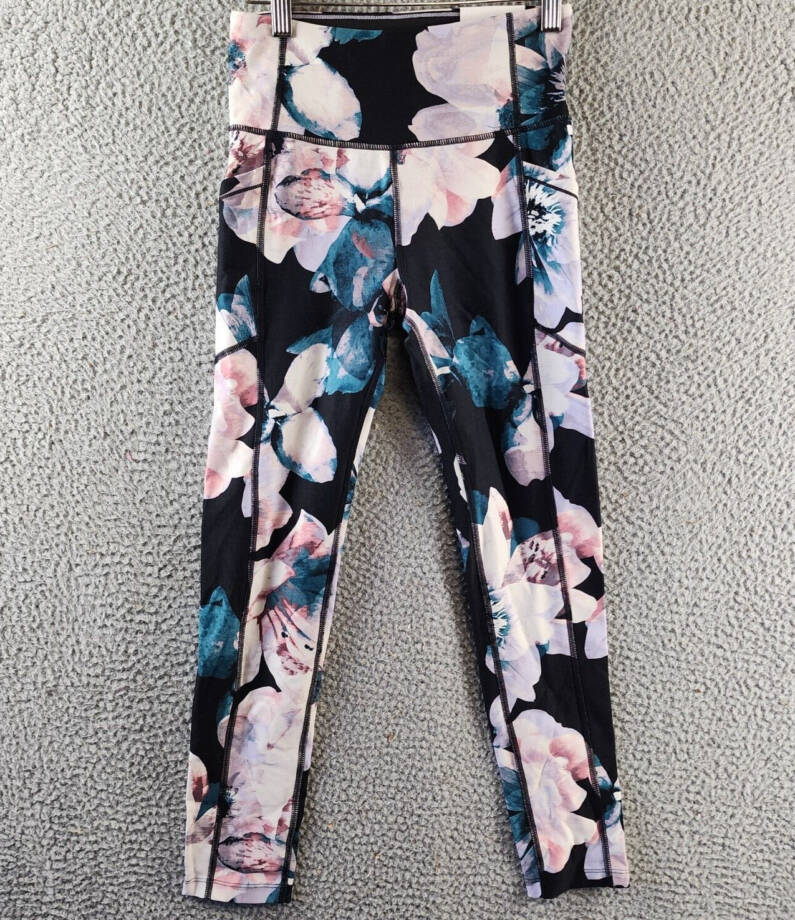 Calvin Klein Performance Printed High-Waist 7/8 Length Leggings Women's XS Multi