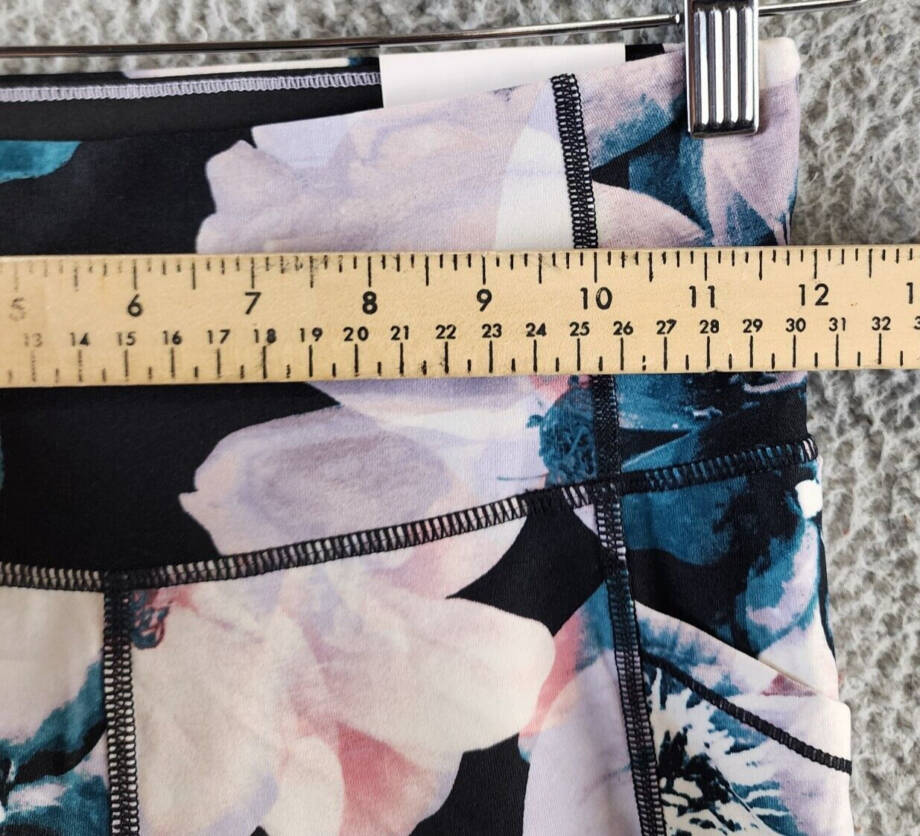 Calvin Klein Performance Printed High-Waist 7/8 Length Leggings Women's XS Multi