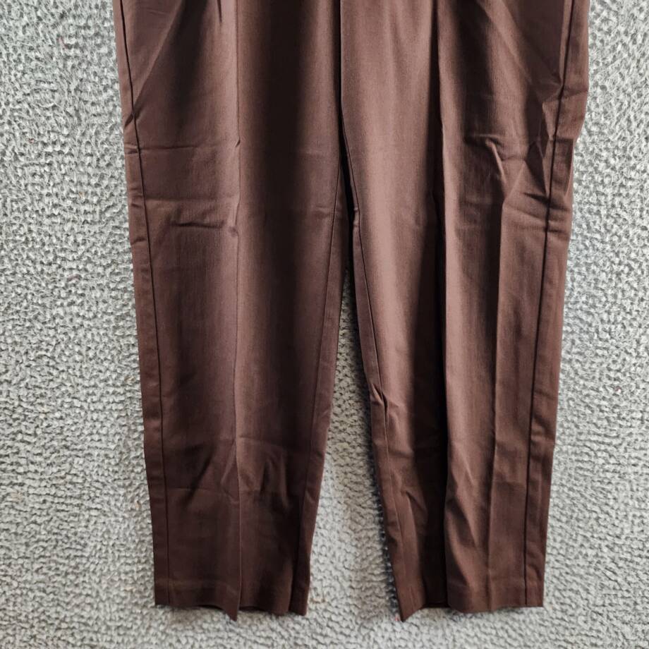 Alfred Dunner Petite Classic Allure Proportioned Pants Women's 14P Brown Pull On