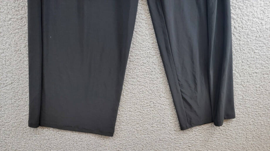 Alex Evenings Plus Size Matte Jersey Straight Leg Pants Women's 2X Black Pull On