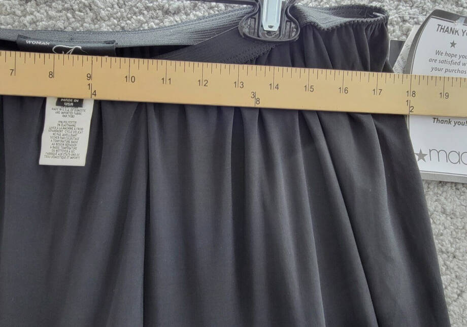 Alex Evenings Plus Size Matte Jersey Straight Leg Pants Women's 2X Black Pull On