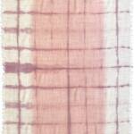 Gaynor Bongard Gas Tie Dye Wool Scarf Women's No Size Pink/Tan Fringe Hem