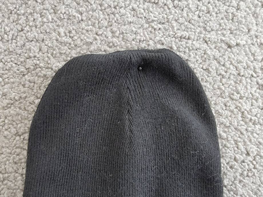 rag & bone Addison Wool Blend Beanie Men's One Size Black