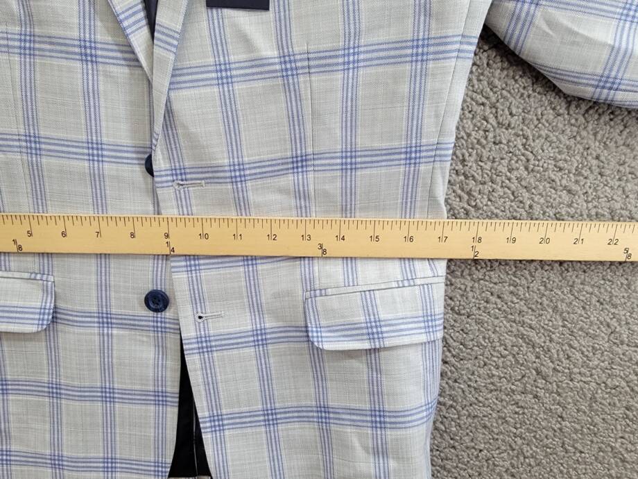 Tommy Hilfiger Modern-Fit Stretch Windowpane Sport Coat Big Boys 16 Multi L/S