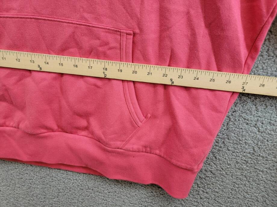 Polo Ralph Lauren Logo Fleece Hoodie Men's XXL Light Red Kangaroo Pockets L/S