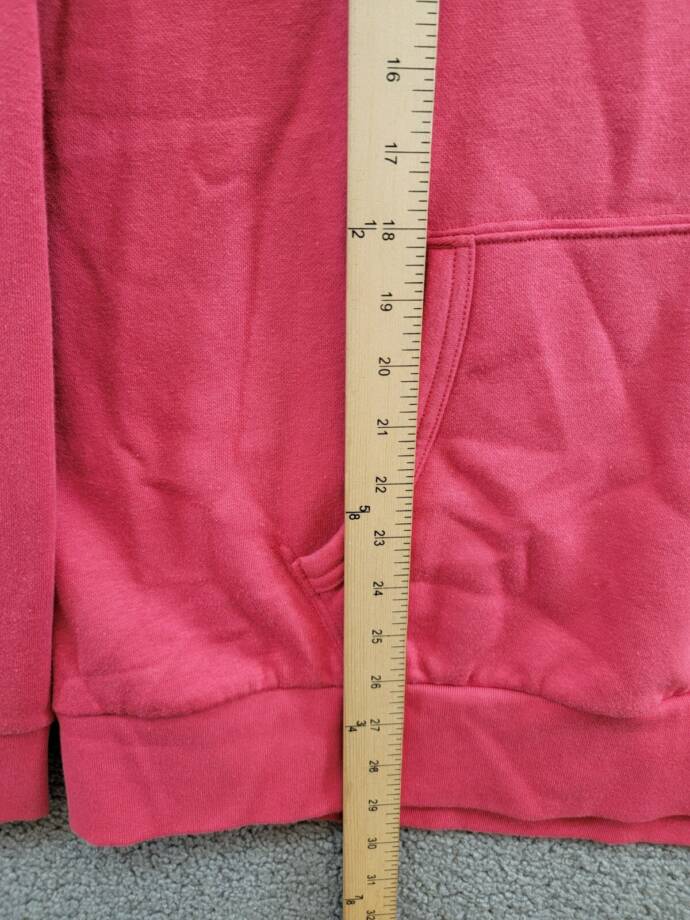 Polo Ralph Lauren Logo Fleece Hoodie Men's XXL Light Red Kangaroo Pockets L/S