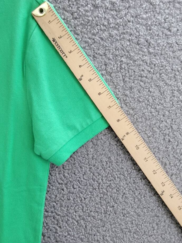 Polo Ralph Lauren Custom Slim Fit Mesh Polo Shirt Men's XS Green Short Sleeve