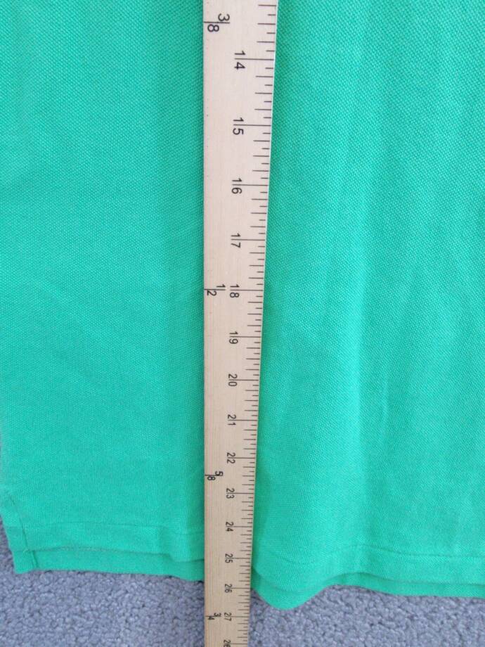 Polo Ralph Lauren Custom Slim Fit Mesh Polo Shirt Men's XS Green Short Sleeve