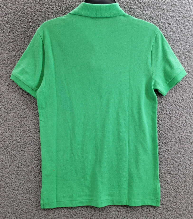 Polo Ralph Lauren Custom Slim Fit Mesh Polo Shirt Men's XS Green Short Sleeve