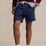 Polo Ralph Lauren 6-Inch Polo Prepster P-Wing Shorts Men's S Navy Button Closure