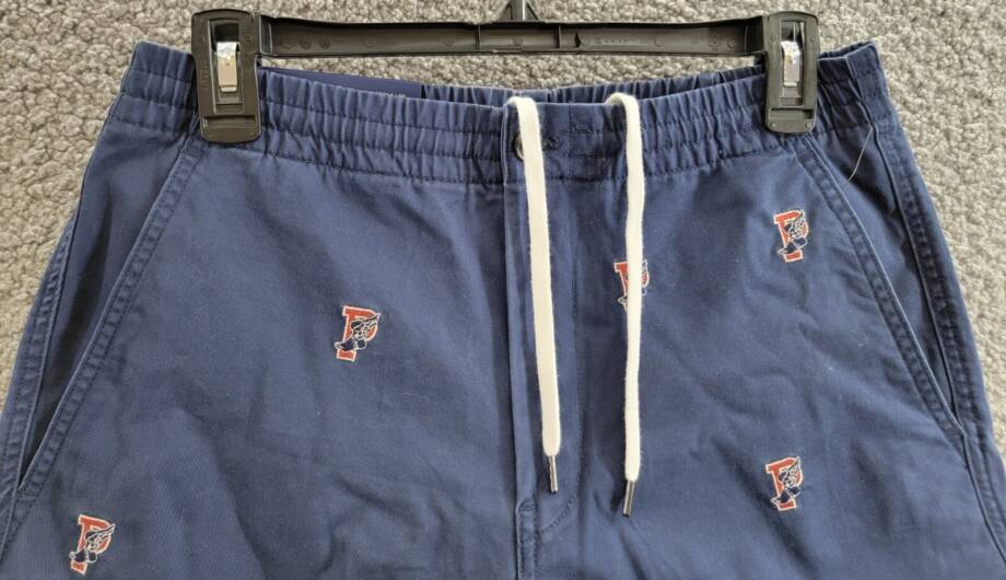 Polo Ralph Lauren 6-Inch Polo Prepster P-Wing Shorts Men's S Navy Button Closure
