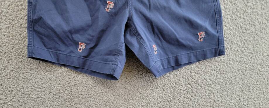 Polo Ralph Lauren 6-Inch Polo Prepster P-Wing Shorts Men's S Navy Button Closure