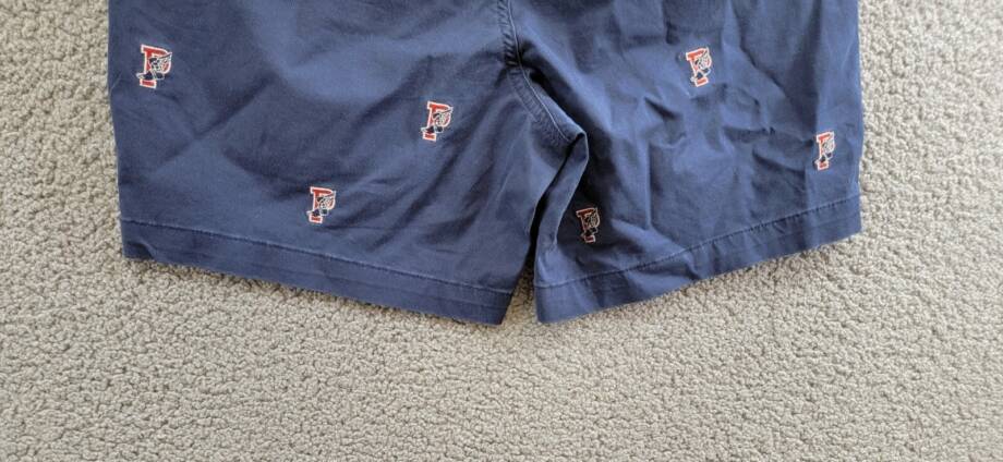 Polo Ralph Lauren 6-Inch Polo Prepster P-Wing Shorts Men's S Navy Button Closure