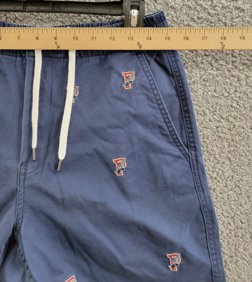 Polo Ralph Lauren 6-Inch Polo Prepster P-Wing Shorts Men's S Navy Button Closure