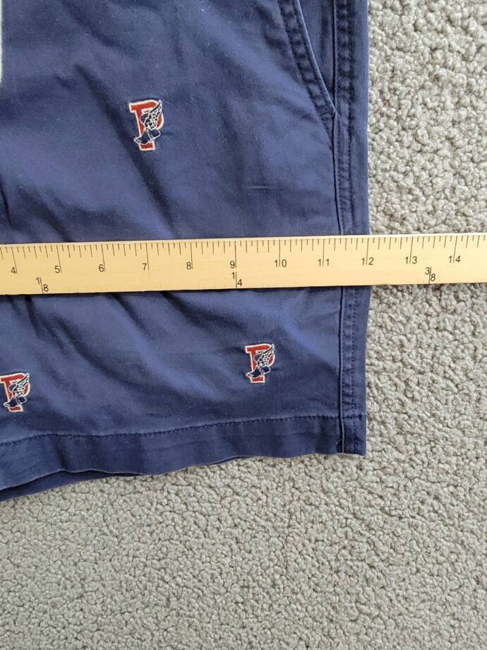 Polo Ralph Lauren 6-Inch Polo Prepster P-Wing Shorts Men's S Navy Button Closure