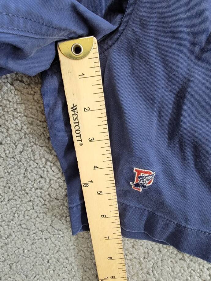 Polo Ralph Lauren 6-Inch Polo Prepster P-Wing Shorts Men's S Navy Button Closure
