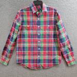 Polo Ralph Lauren Classic Fit Plaid Oxford Workshirt Men's M Multicolor