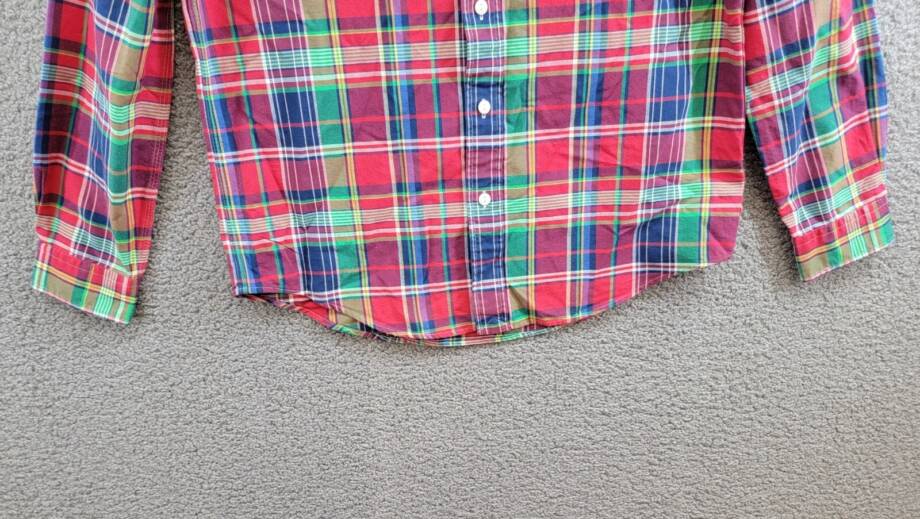 Polo Ralph Lauren Classic Fit Plaid Oxford Workshirt Men's M Multicolor