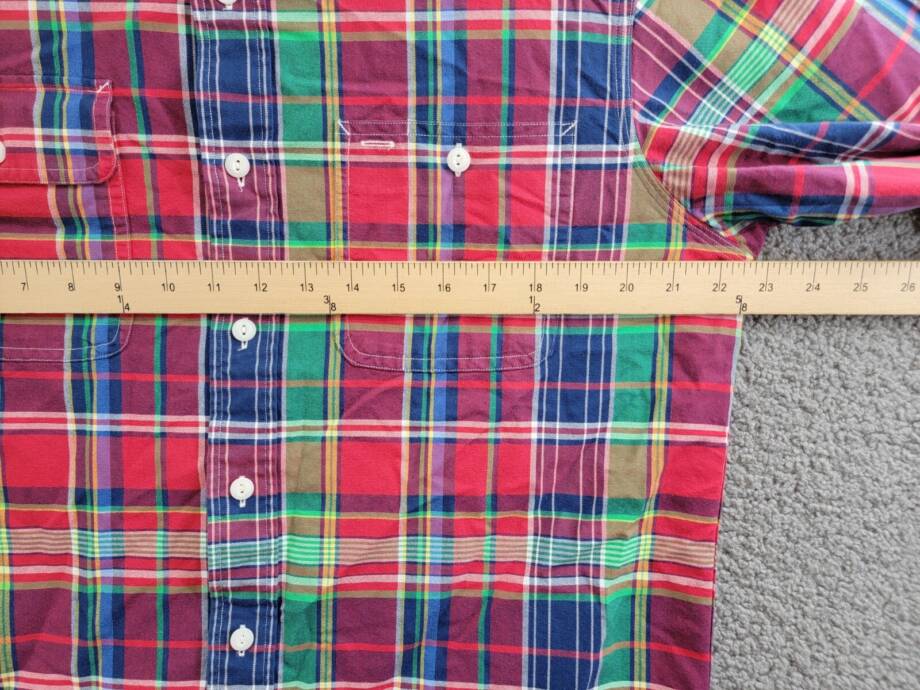 Polo Ralph Lauren Classic Fit Plaid Oxford Workshirt Men's M Multicolor