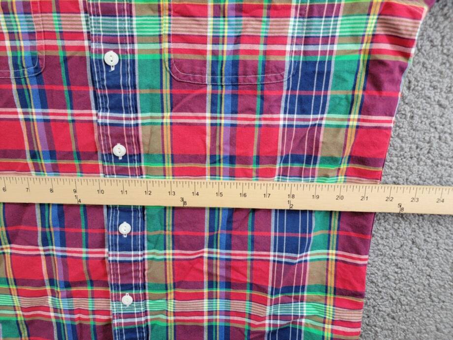 Polo Ralph Lauren Classic Fit Plaid Oxford Workshirt Men's M Multicolor