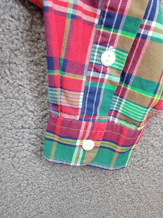 Polo Ralph Lauren Classic Fit Plaid Oxford Workshirt Men's M Multicolor