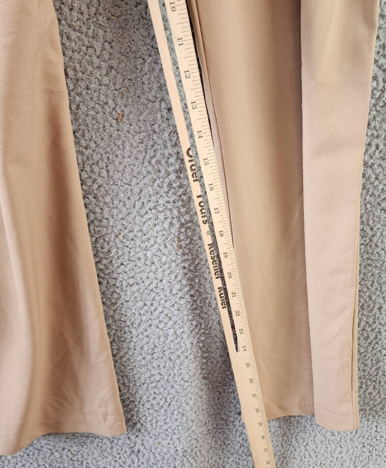 AQUA Pleated-Waist Wide-Leg Pants Women's M Coco Elastic Waist Zipper Closure~
