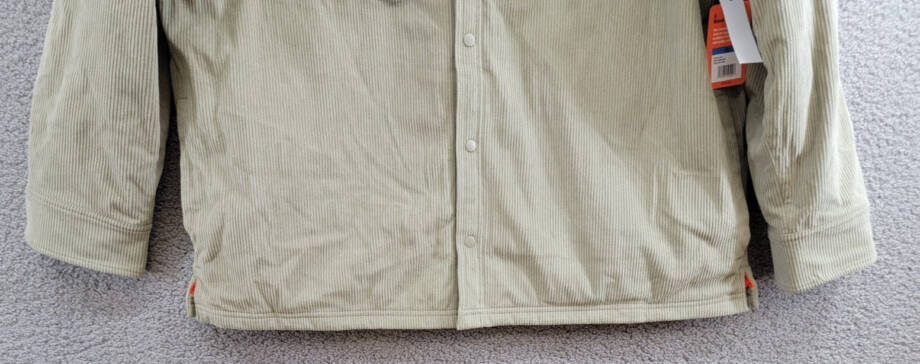 BASS OUTDOOR Relaxed Fit Corduroy Shirt Jacket Mens XL Overland Trek Long Sleeve