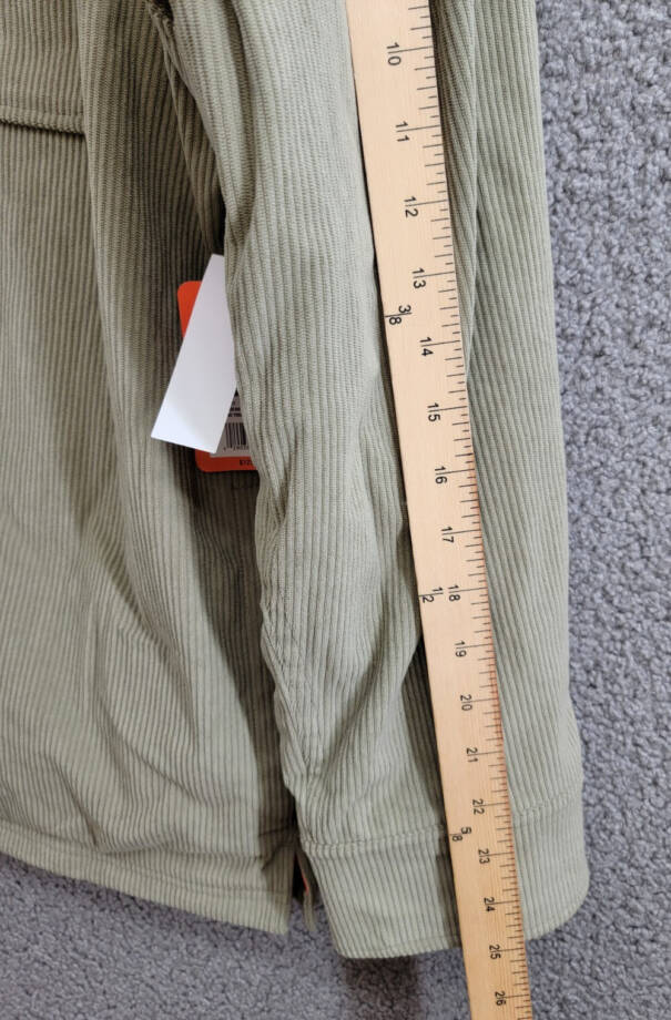 BASS OUTDOOR Relaxed Fit Corduroy Shirt Jacket Mens XL Overland Trek Long Sleeve