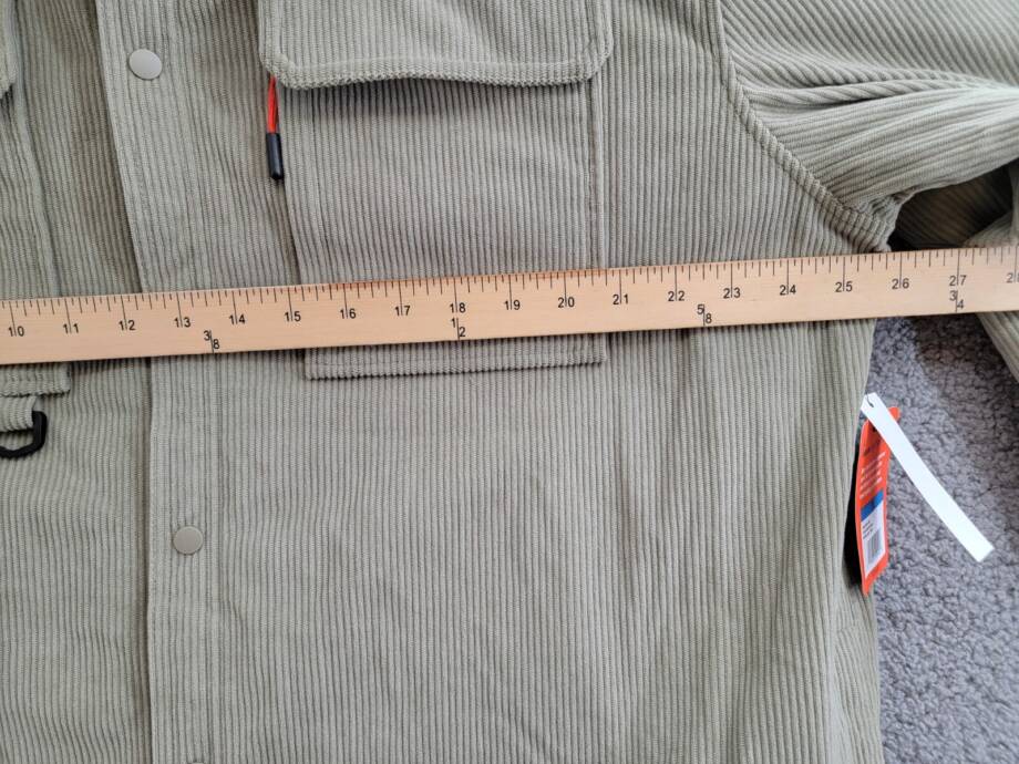 BASS OUTDOOR Relaxed Fit Corduroy Shirt Jacket Mens XL Overland Trek Long Sleeve