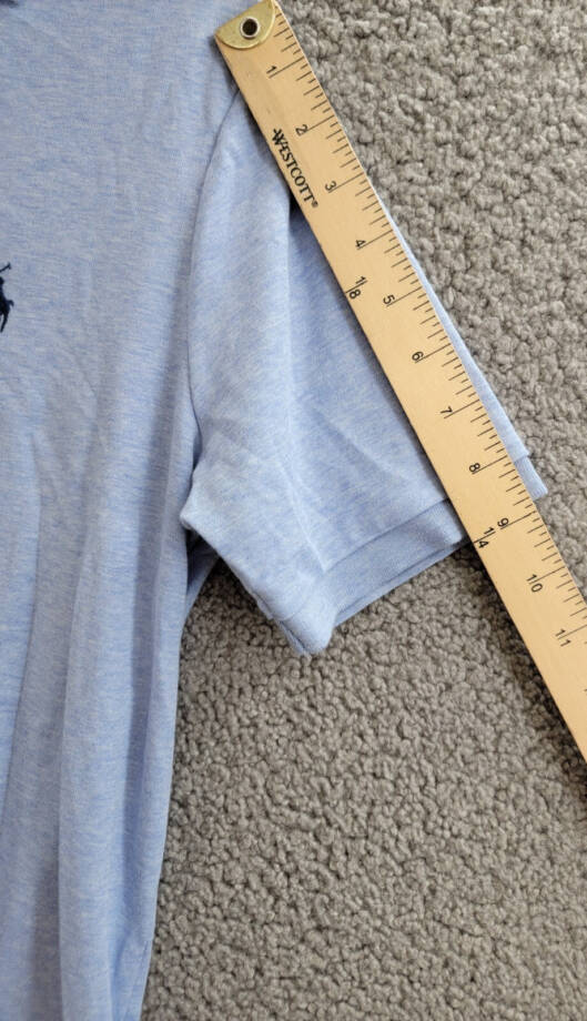 Polo Ralph Lauren Classic-Fit Polo Shirt Men's XS Blue Short Sleeves Pullover~