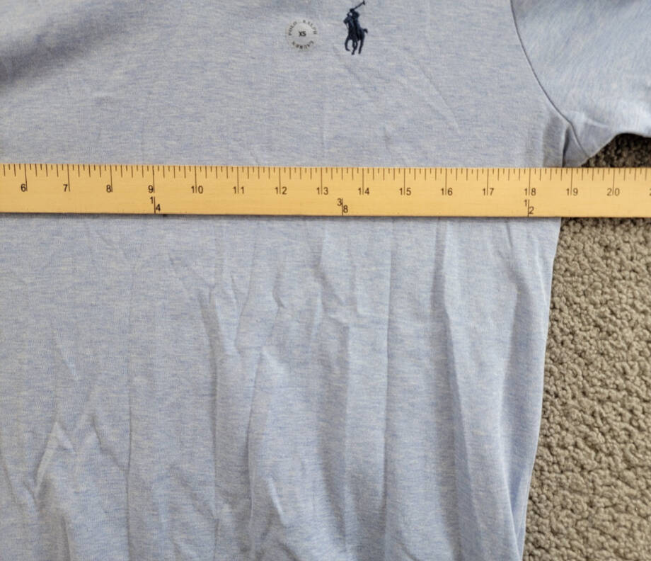 Polo Ralph Lauren Classic-Fit Polo Shirt Men's XS Blue Short Sleeves Pullover~