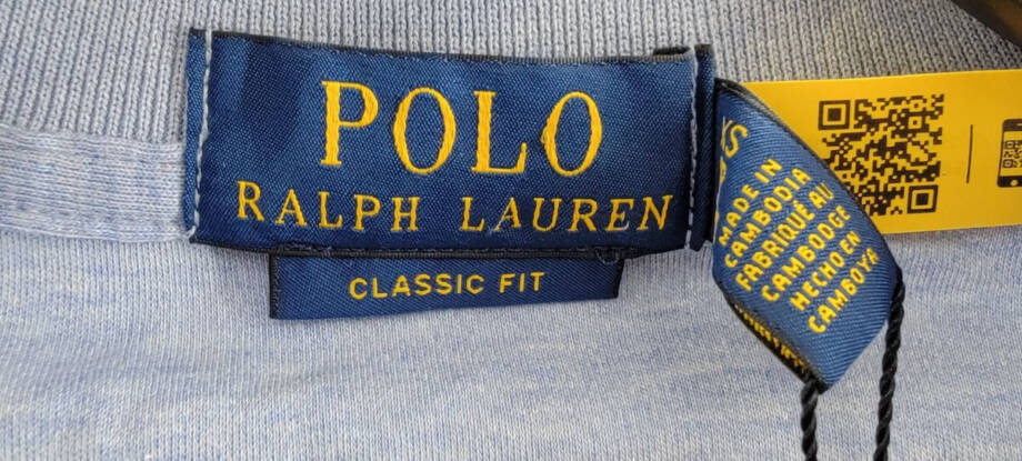 Polo Ralph Lauren Classic-Fit Polo Shirt Men's XS Blue Short Sleeves Pullover~