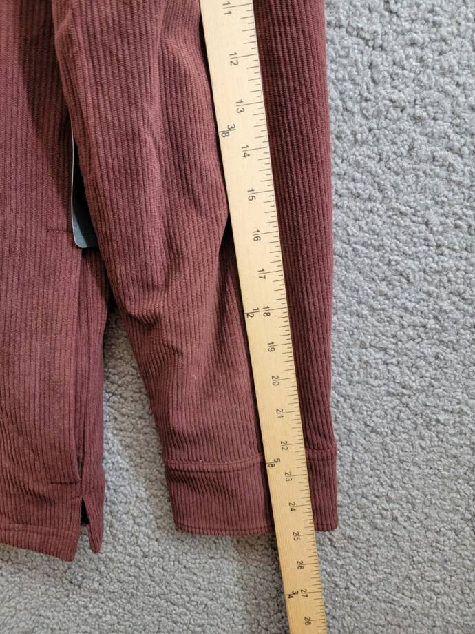 BASS OUTDOOR Relaxed Fit Corduroy Shirt Jacket Men's S Rum Raisin Long Sleeve