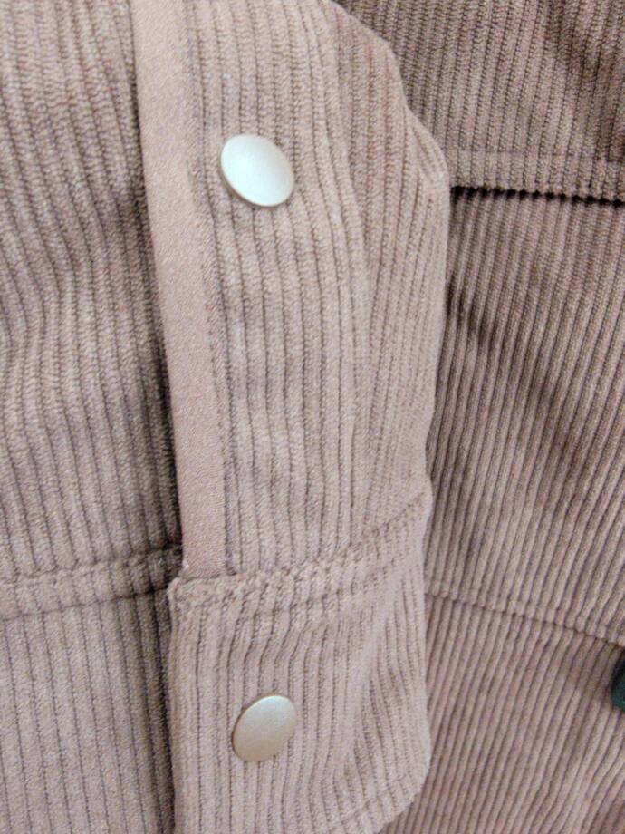 BASS OUTDOOR Relaxed Fit Corduroy Shirt Jacket Men's S Rum Raisin Long Sleeve