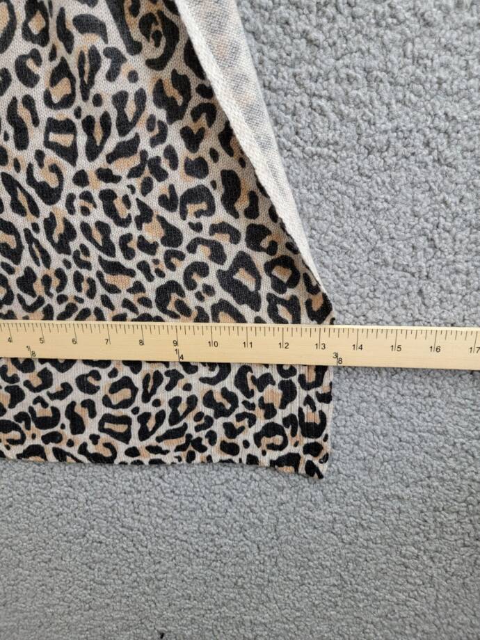 Charter Club Cashmere Leopard Muffler Scarf Women's One Size Black Combo