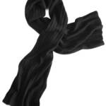 Charter Club Ribbed 100% Cashmere Scarf Women's One Size Classic Black